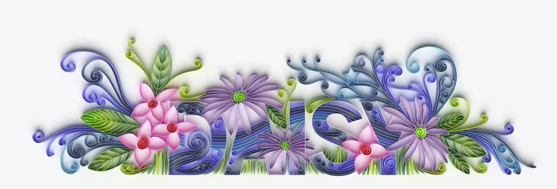 Daisy — paper quilling illustration by 2&3