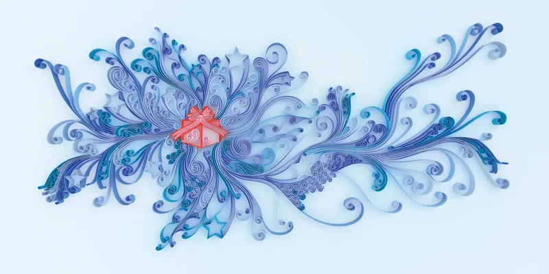 The New Creative Social Book — paper quilling illustration by 2&3