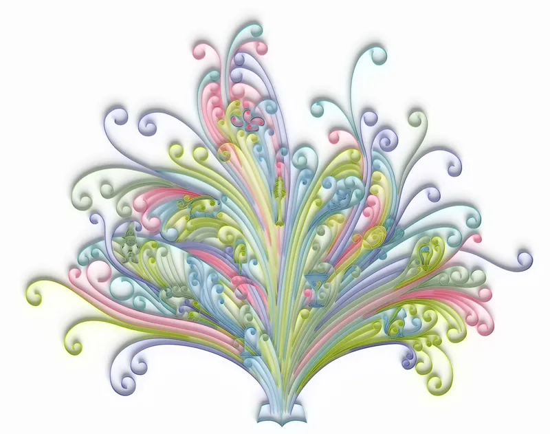 Grandstaff — paper quilling illustration by 2&3