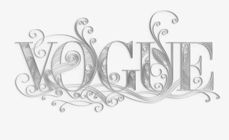 Vogue — paper quilling illustration by 2&3