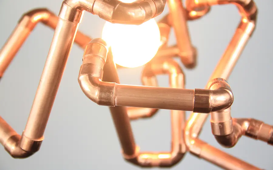 Copper Shade: lighting work by Alex Hammond (image 2 of 4)