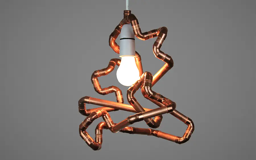 Copper Shade: lighting work by Alex Hammond (image 1 of 4)