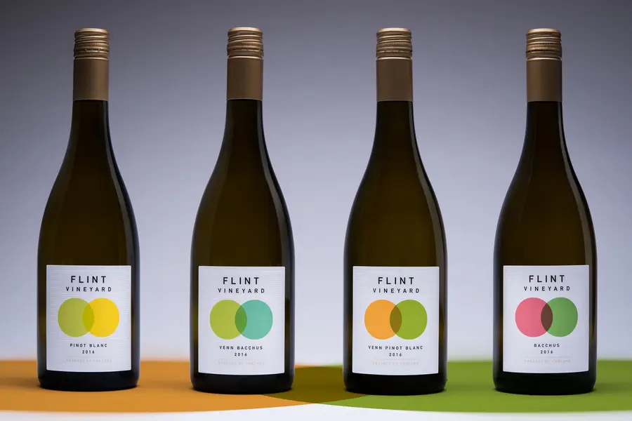 Flint Vineyard: branding and packaging work by Alex Hammond (image 7 of 7)