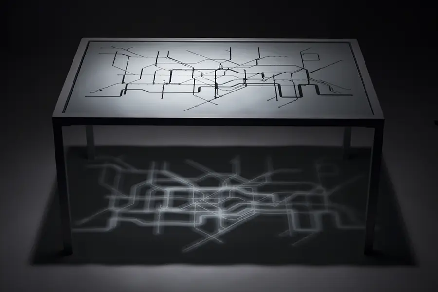 Tube Table — furniture by Alex Hammond