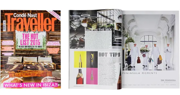 Conde Nast Traveller, May 2015.
